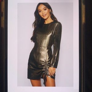 Brand new metallic dress